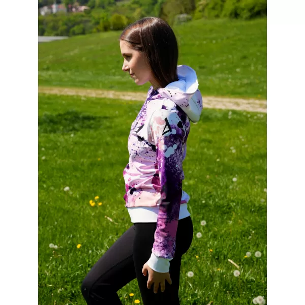  Funktionaler Sweatshirt -Prämie von Frauen ALTISPORT VOJ/ALW055MI01 LILA ORANGE 