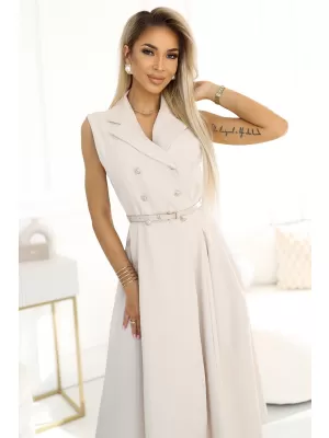 Kleid NUMOCO 596-1 BEIGE