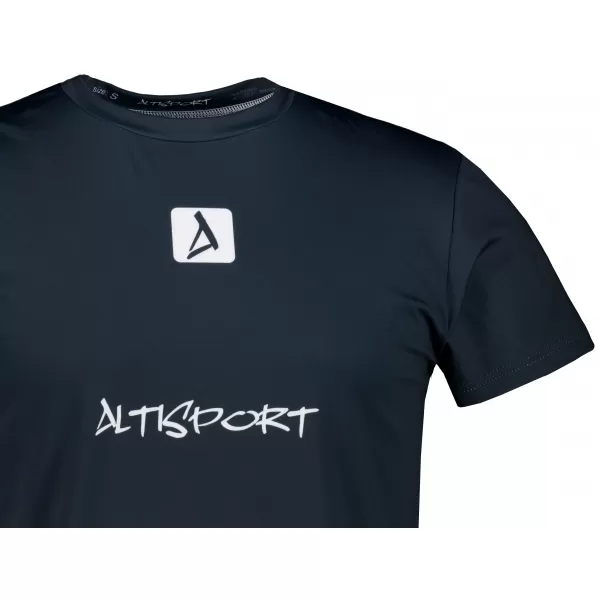  Männer funktionaler T -Shirt Premium Plus ALTISPORT VOJ/ALM051TR02 SCHWARZ 