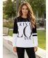 Damen Sweatshirt KIXMI URANIA WEIß