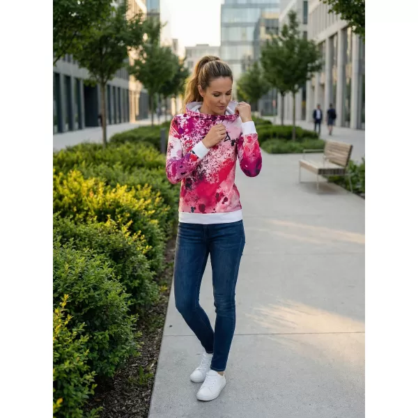  Funktionaler Sweatshirt -Prämie von Frauen ALTISPORT VOJ/ALW055MI01 ROSA 