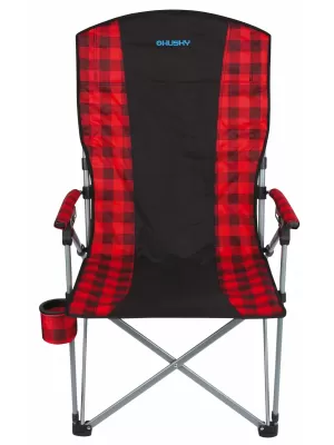 Sessel HUSKY MOSSY SCHWARZ/ROT