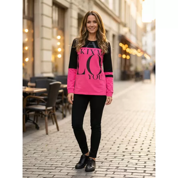  Damen Sweatshirt KIXMI URANIA ROSA 