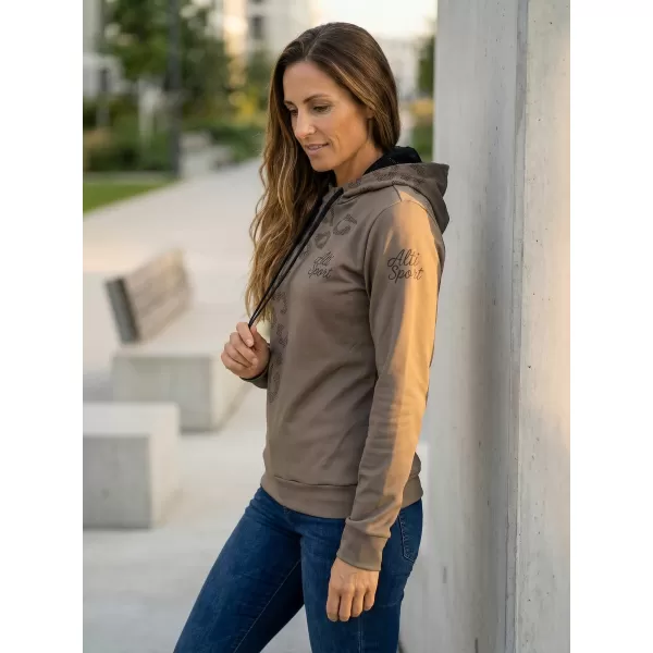  Funktionaler Sweatshirt -Prämie von Frauen ALTISPORT VOJ/ALW047MI01 HELLBRAUN 