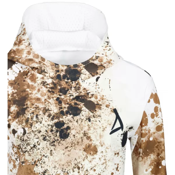  Funktionaler Sweatshirt -Prämie von Frauen ALTISPORT VOJ/ALW055MI01 WEIß -BROWN 