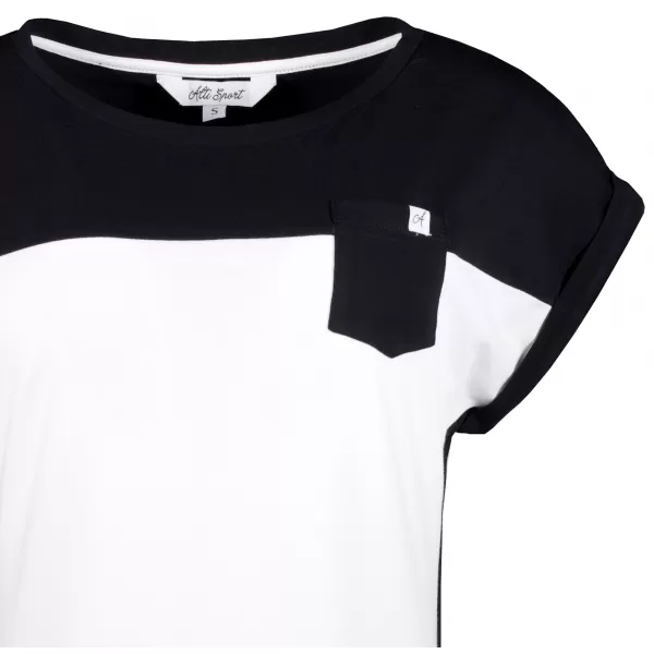  Kleid ALTISPORT EDRA SCHWARZ/WEIß 