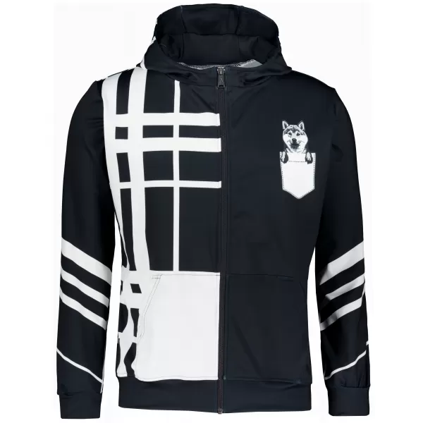  Funktionales Sweatshirt von Männern auf Reißverschlussprämie ALTISPORT VOJ/ALM098MI02 SHIBA 