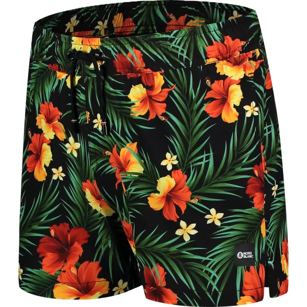  Badeshorts NORDBLANC NBSPM8019 SCHWARZES MUSTER 