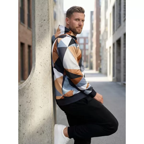  Funktionaler Sweatshirt -Premium von Männern ALTISPORT VOJ/ALM007MI01 SCHWARZ -BROWN 