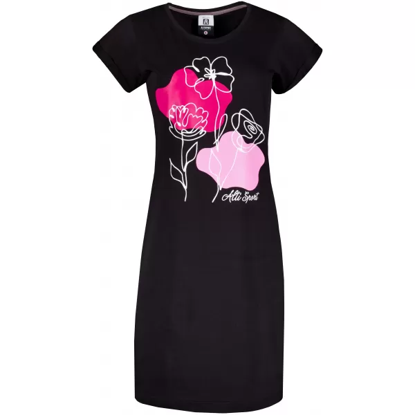  Kleid ALTISPORT ALW189178 SCHWARZ -PINK 