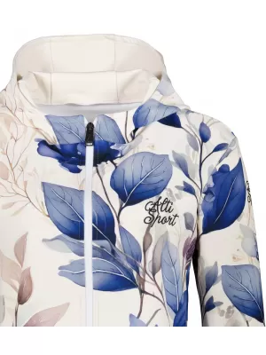 Funktionales Sweatshirt von Frauen auf Reißverschlussprämie ALTISPORT VOJ/ALW102MI02 BEIGE