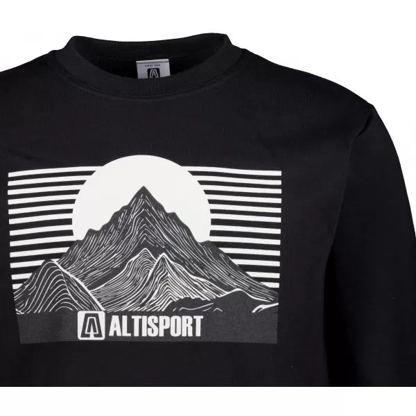  Herren -Sweatshirt ALTISPORT ALM188406 SCHWARZ 