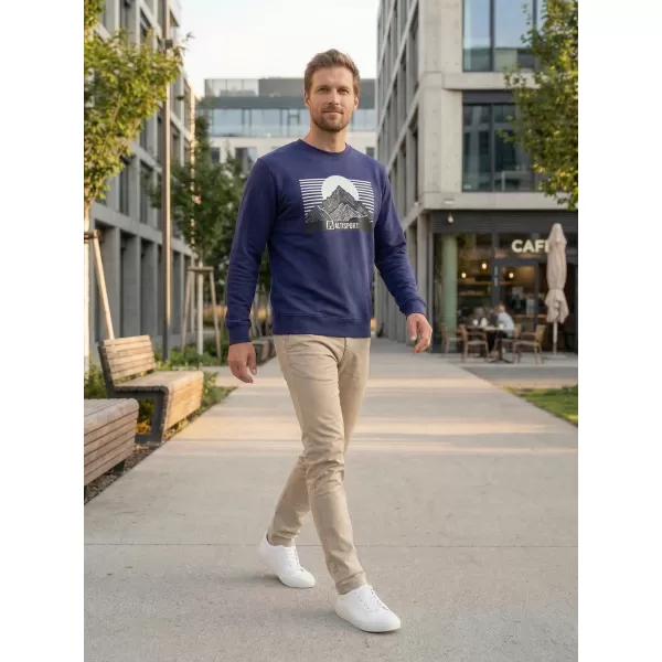  Herren -Sweatshirt ALTISPORT ALM188406 MITTERNACHT 