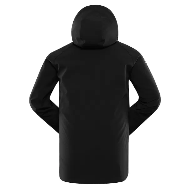  Herren -Softshelljacke ALPINE PRO HOOR SCHWARZ 