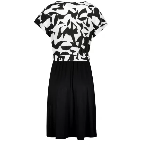  Kleid KIXMI URIA SCHWARZ/WEIß 