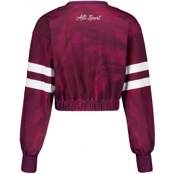  Funktionelle Sweatshirt -Premium von Frauen von Frauen ALTISPORT VOJ/ALW096MI08 BURGUND 