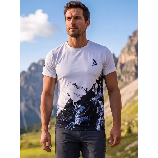  Männer funktionaler T -Shirt Premium Plus ALTISPORT VOJ/ALM059TR02 WEIß 