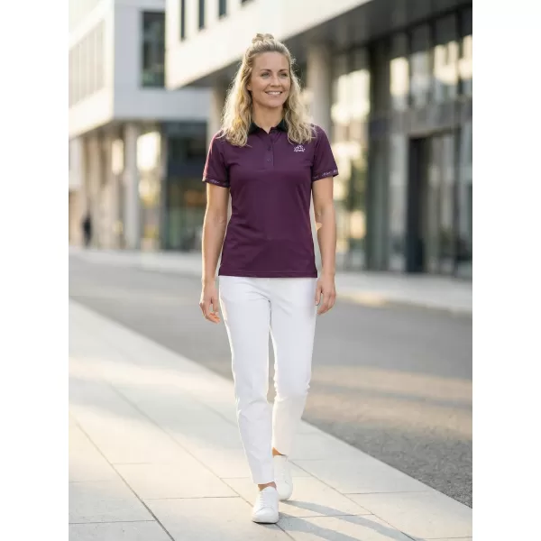  Frauenfunktional T -Shirt mit Premiumkragen ALTISPORT VOJ/ALW000TR05 LILA 