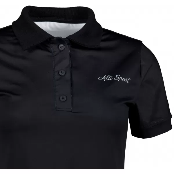  Frauenfunktional T -Shirt mit Premiumkragen ALTISPORT VOJ/ALW075TR05 SCHWARZ 
