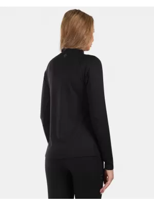 Frauen funktionales t -Shirt mit langen Ärmeln KILPI GIMI-W YL0312KI SCHWARZ