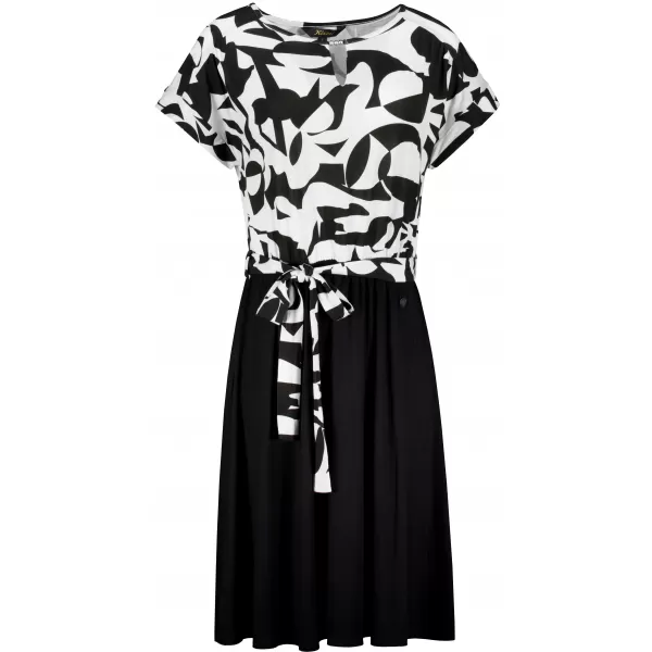  Kleid KIXMI URIA SCHWARZ/WEIß 