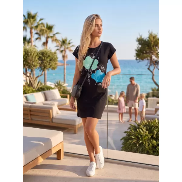  Kleid ALTISPORT ALW189178 SCHWARZ -BLUE 