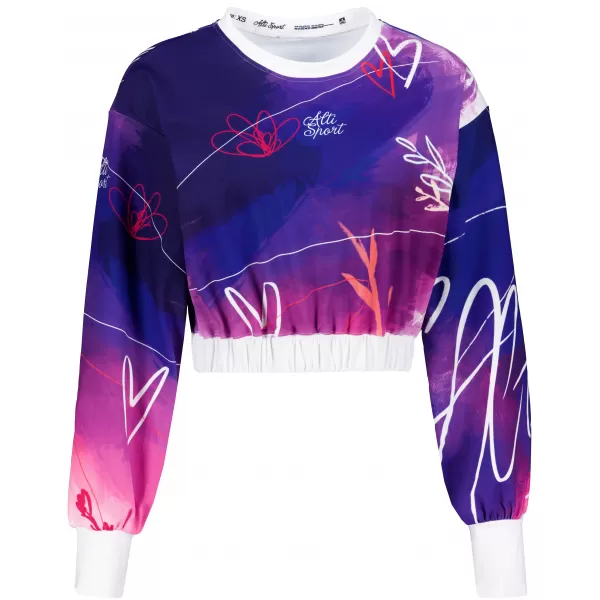  Funktionelle Sweatshirt -Premium von Frauen von Frauen ALTISPORT VOJ/ALW083MI08 LILA 