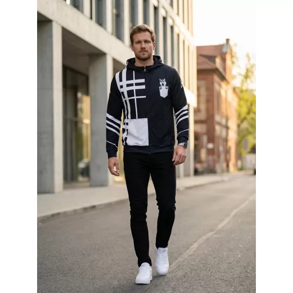  Funktionales Sweatshirt von Männern auf Reißverschlussprämie ALTISPORT VOJ/ALM098MI02 SHIBA 