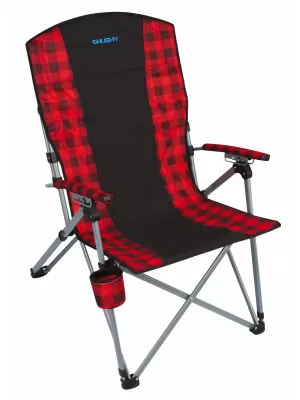 Sessel HUSKY MOSSY SCHWARZ/ROT