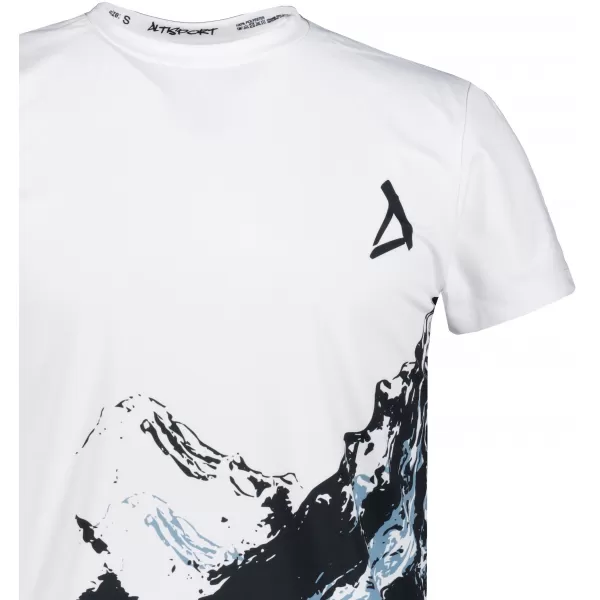  Männer funktionaler T -Shirt Premium Plus ALTISPORT VOJ/ALM059TR02 WEIß 
