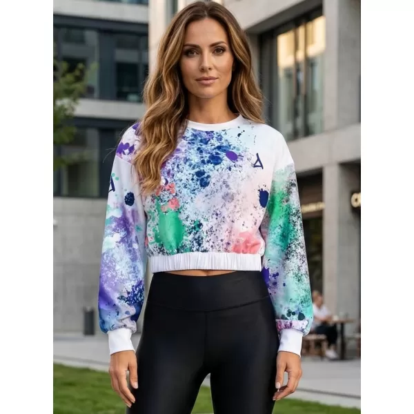  Funktionelle Sweatshirt -Premium von Frauen von Frauen ALTISPORT VOJ/ALW055MI08 LILA/GRÜN 