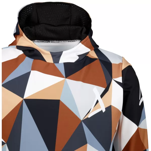  Funktionaler Sweatshirt -Premium von Männern ALTISPORT VOJ/ALM007MI01 SCHWARZ -BROWN 
