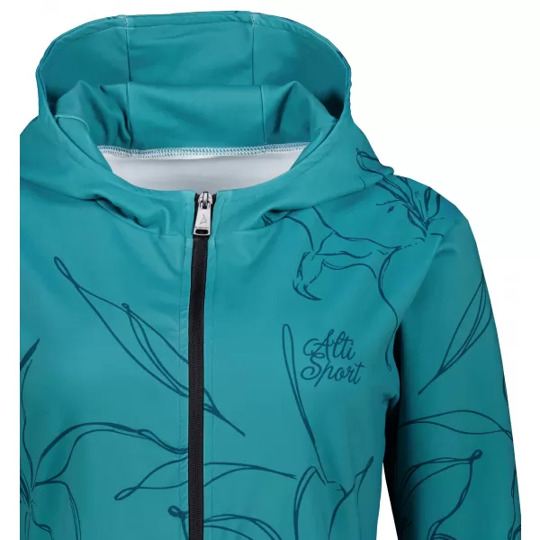  Hochwertiges Damen-Funktionssweatshirt mit Reißverschluss ALTISPORT VOJ/ALW100MI02 KEROSIN 