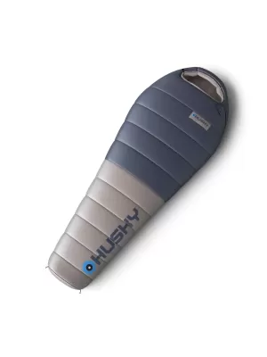 Federschlafsack HUSKY DOPY -25°C BLAU/GRAU