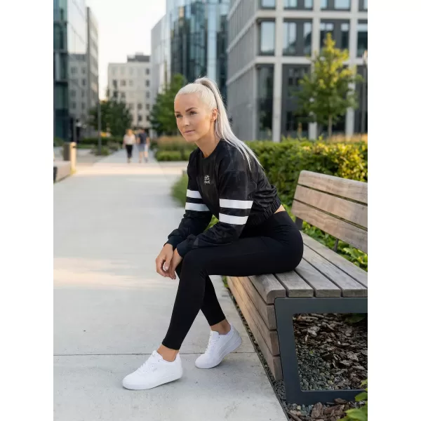  Funktionelle Sweatshirt -Premium von Frauen von Frauen ALTISPORT VOJ/ALW096MI08 SCHWARZ 