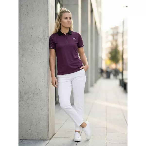  Frauenfunktional T -Shirt mit Premiumkragen ALTISPORT VOJ/ALW000TR05 LILA 