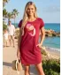 Kleid ALTISPORT EDNITA BURGUND