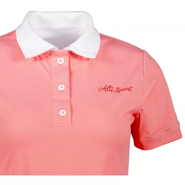  Frauenfunktional T -Shirt mit Premiumkragen ALTISPORT VOJ/ALW075TR05 PFIRSICH 