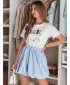 Damenrock DSTREET PUFFELLA CY0502 HELLBLAU