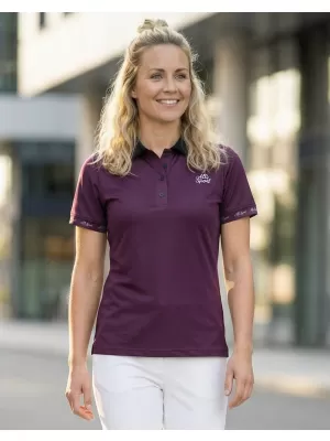 Frauenfunktional T -Shirt mit Premiumkragen ALTISPORT VOJ/ALW000TR05 LILA