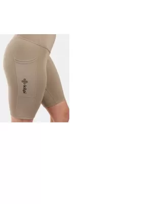 Damenkürzige Leggings KILPI ARTEMI-W YL0426KI KHAKI
