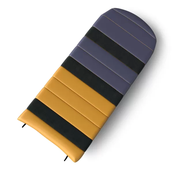  Decke HUSKY DRAFY -20°C BLAU/ORANGE 