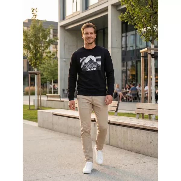  Herren -Sweatshirt ALTISPORT ALM188406 SCHWARZ 