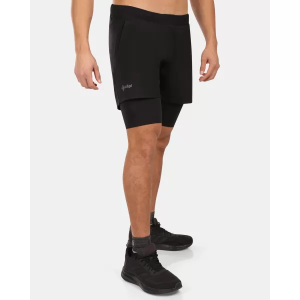  Herren -Laufshorts KILPI BRAGA-M YM0413KI SCHWARZ 