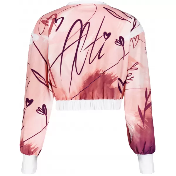  Funktionelle Sweatshirt -Premium von Frauen von Frauen ALTISPORT VOJ/ALW083MI08 WEIß -PINK 