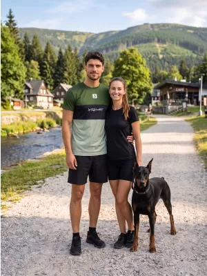Männer funktionaler T -Shirt Premium Plus ALTISPORT VOJ/ALM051TR02 KHAKI