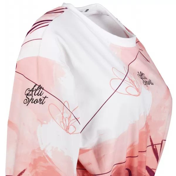  Funktionelle Sweatshirt -Premium von Frauen von Frauen ALTISPORT VOJ/ALW083MI08 WEIß -PINK 