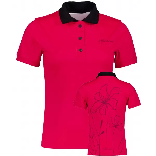  Frauenfunktional T -Shirt mit Premiumkragen ALTISPORT VOJ/ALW075TR05 LEUCHTEND 