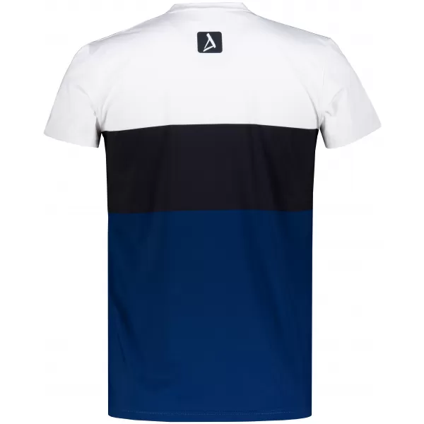  Männer funktionaler T -Shirt Premium Plus ALTISPORT VOJ/ALM051TR02 WEIß -BLAU 