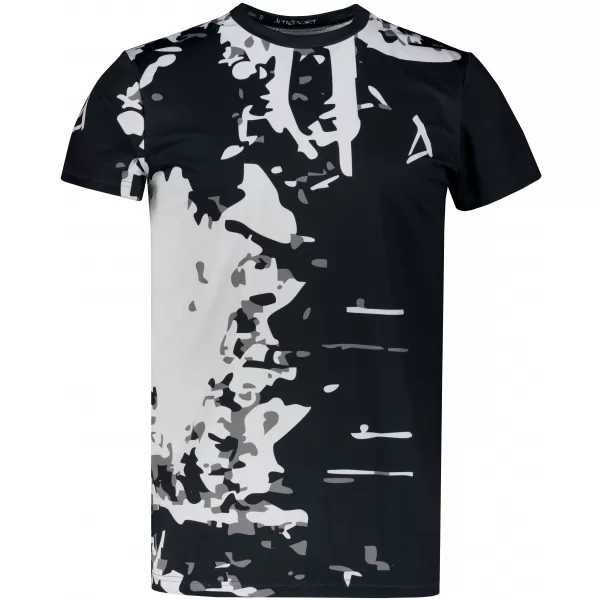  Männer funktionaler T -Shirt Premium Plus ALTISPORT VOJ/ALM057TR02 SCHWARZ 